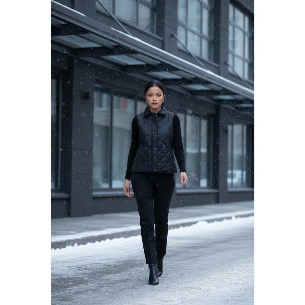 black quilted vest from Outback Trading Co Small